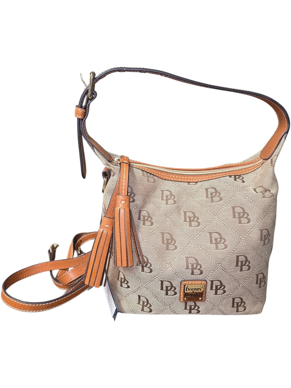 Dooney & Bourke Paige Crossbag  Signature Tassel Shoulder Bag
